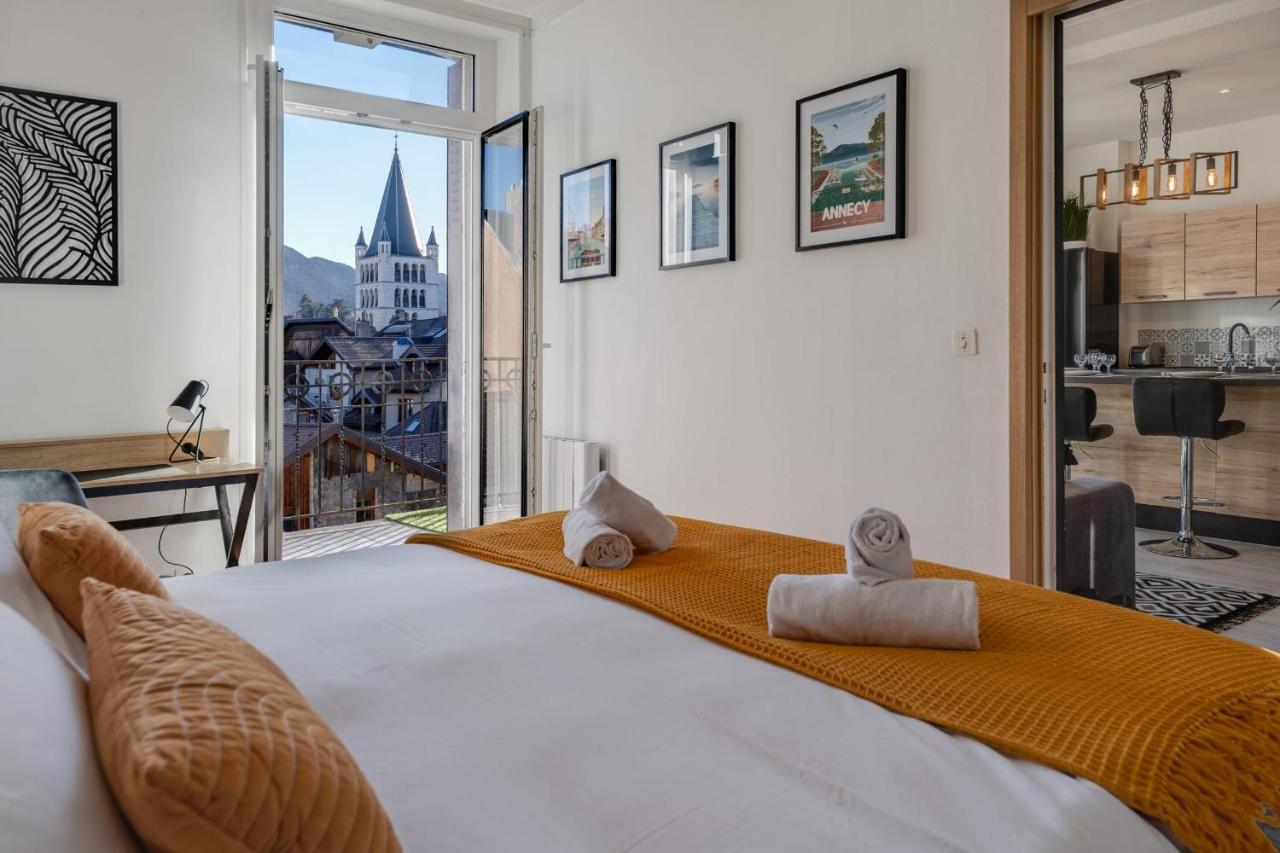Le Balcon Annecien 4 - Rooftop View For 2-4 People Annecy Bagian luar foto
